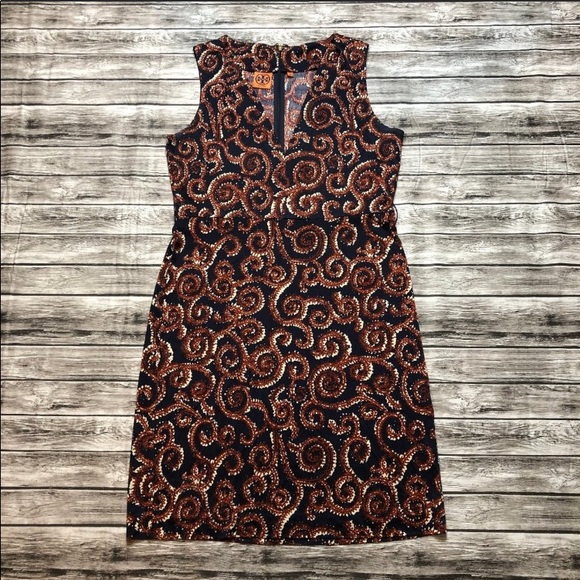 Tory Burch 100% Silk Sleeveless Dress Medium - Picture 9 of 12